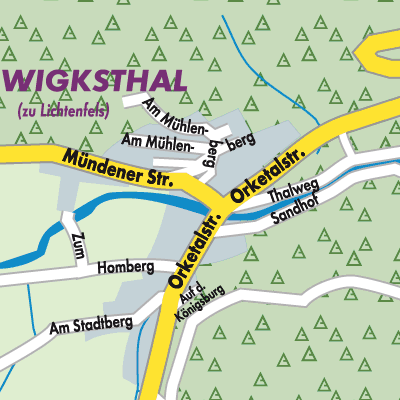 Stadtplan Dalwigksthal
