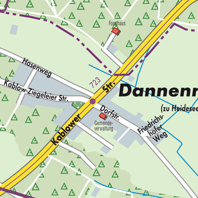 Stadtplan Dannenreich