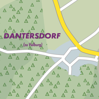 Stadtplan Dantersdorf