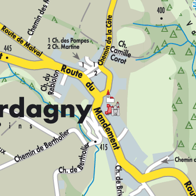 Stadtplan Dardagny