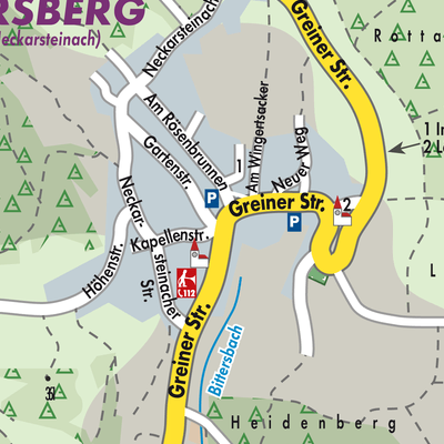 Stadtplan Darsberg