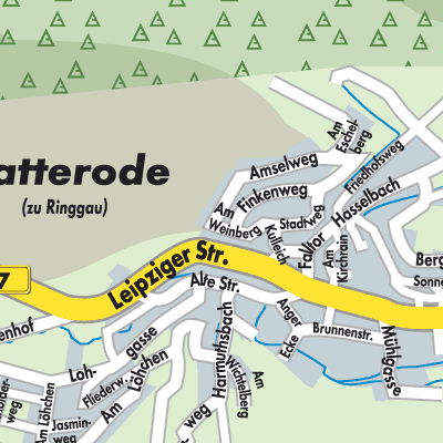 Stadtplan Datterode