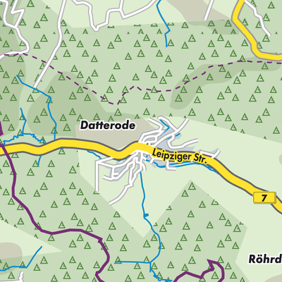 Übersichtsplan Datterode