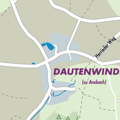 Stadtplan Dautenwinden
