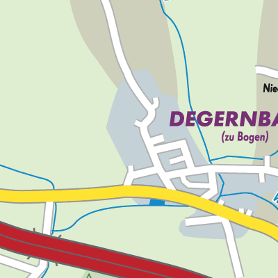 Stadtplan Degernbach