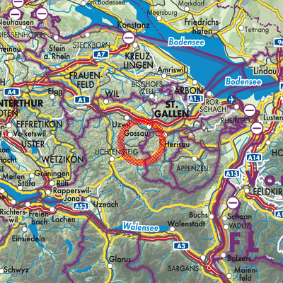 Landkarte Degersheim