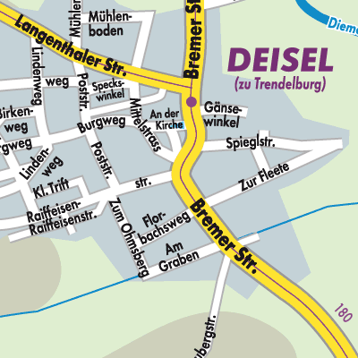 Stadtplan Deisel