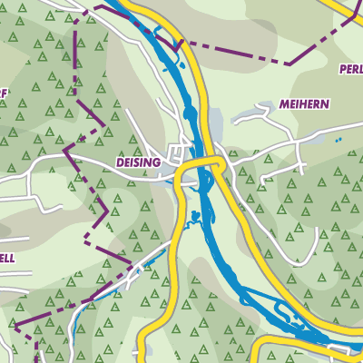 Deising Stadtpläne und Landkarten
