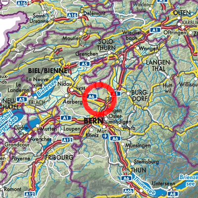Landkarte Deisswil bei Münchenbuchsee