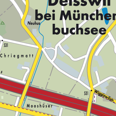 Stadtplan Deisswil bei Münchenbuchsee