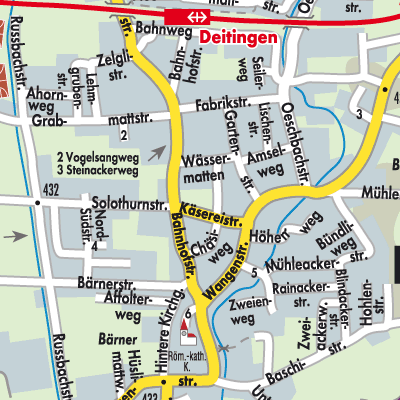 Stadtplan Deitingen