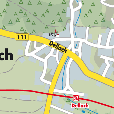 Stadtplan Dellach