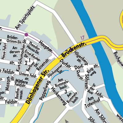 Stadtplan Dennhausen