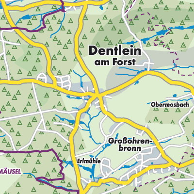Übersichtsplan Dentlein am Forst (VGem)