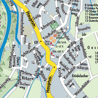 Stadtplan Derendingen