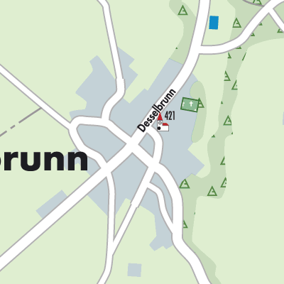 Stadtplan Desselbrunn