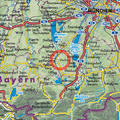 Landkarte Deutenhausen