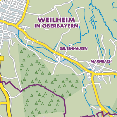 Übersichtsplan Deutenhausen