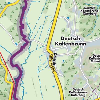 Übersichtsplan Deutsch Kaltenbrunn
