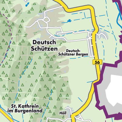 Übersichtsplan Deutsch Schützen-Eisenberg