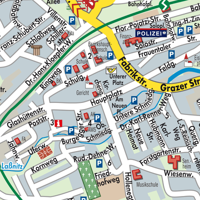 Stadtplan Deutschlandsberg