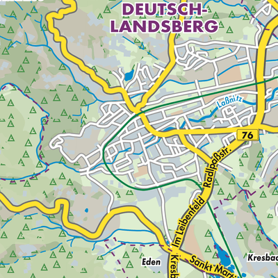 Übersichtsplan Deutschlandsberg