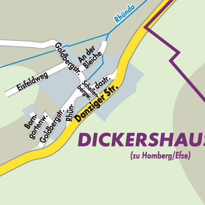 Stadtplan Dickershausen