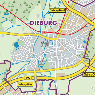 Übersichtsplan Dieburg