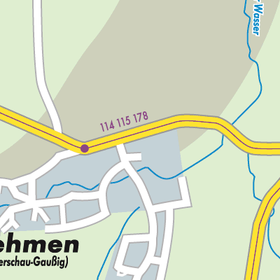 Stadtplan Diehmen - Demjany