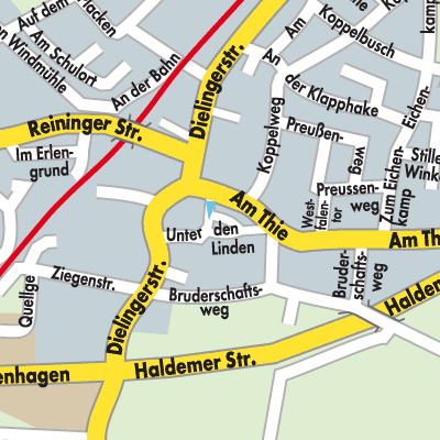 Stadtplan Dielingen