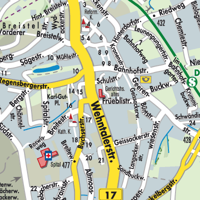 Stadtplan Dielsdorf