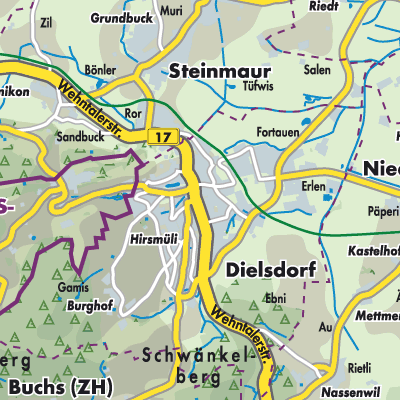 Übersichtsplan Dielsdorf