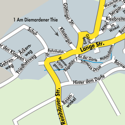 Stadtplan Diemarden