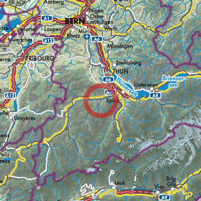 Landkarte Diemtigen