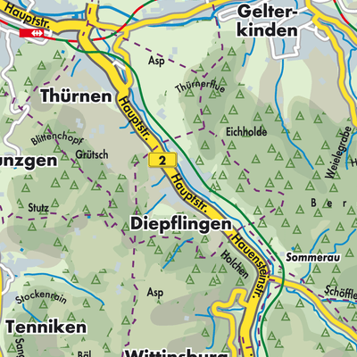 Übersichtsplan Diepflingen