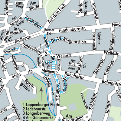 Stadtplan Diepholz