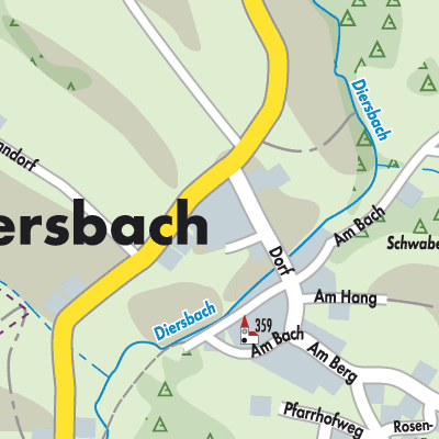 Stadtplan Diersbach