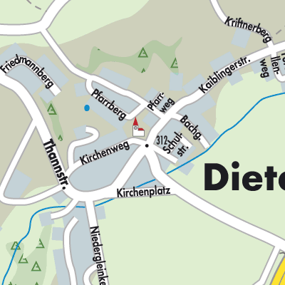 Stadtplan Dietach