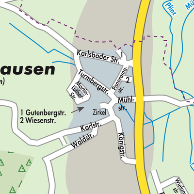 Stadtplan Dietenhausen