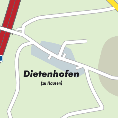 Stadtplan Dietenhofen