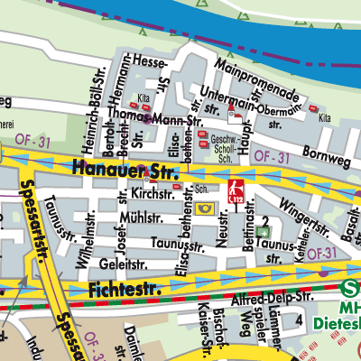 Stadtplan Dietesheim
