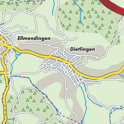 Übersichtsplan Dietlingen