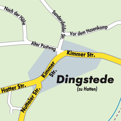 Stadtplan Dingstede