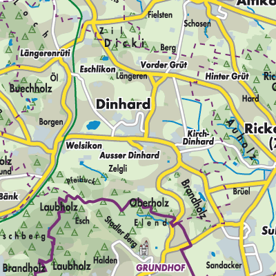 Übersichtsplan Dinhard