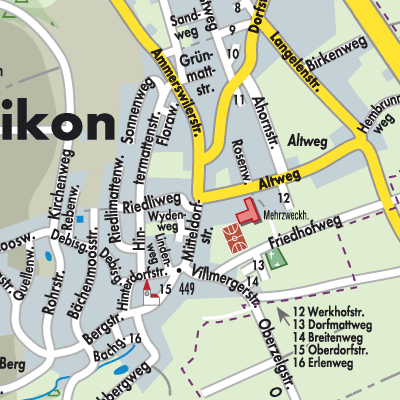 Stadtplan Dintikon