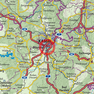 Landkarte Dittershausen