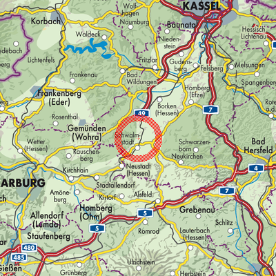Landkarte Dittershausen