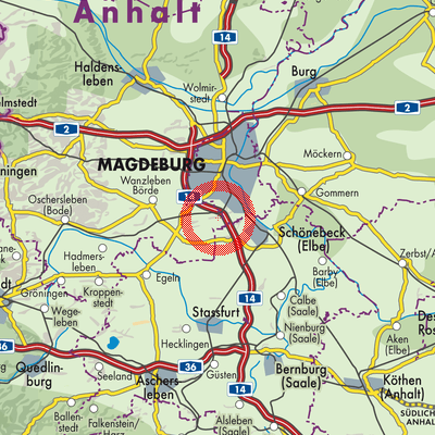 Landkarte Dodendorf