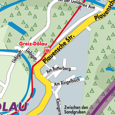 Stadtplan Dölau