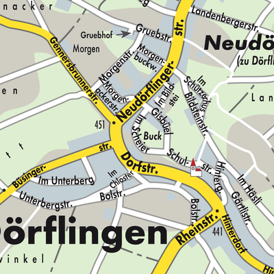 Stadtplan Dörflingen